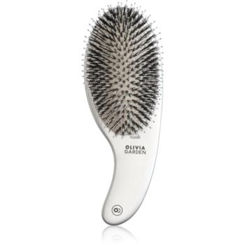 Olivia Garden Expert CURVE Nylon Silver hajkefe vaddisznó sörtékkel 1 db kép