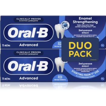 Oral-B Advanced Enamel Strengthening fogkrém a fogzománc megerősítésére Extra Fresh 2x75 ml kép