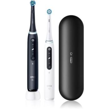 Oral-B iO5 fogkefe- és cserefejszett tokkal DUO Black & White 2 db kép