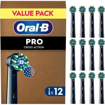 Oral-B PRO Cross Action csere fejek a fogkeféhez Black 12 db kép