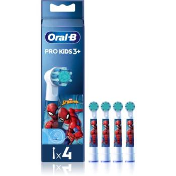 Oral-B PRO Kids 3+ csere fejek a fogkeféhez gyermekeknek Spiderman 4 db kép