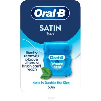 Oral-B Satin Tape Waxed Mint fogselyem menta 50 m