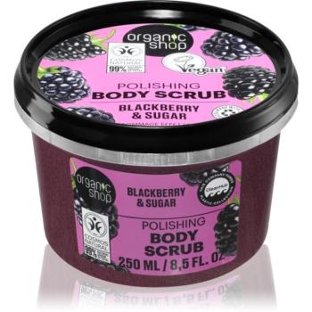 Organic Shop Body Scrub Blackberry & Sugar testradír 250 ml kép