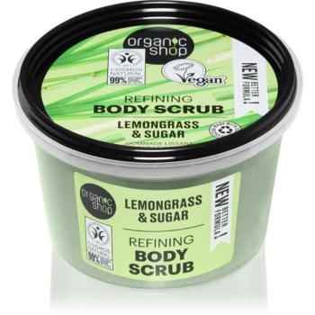 Organic Shop Lemongrass & Sugar finom hámlasztó krém testre 250 ml kép