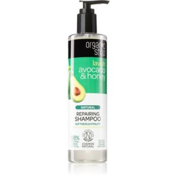 Organic Shop Natural Avocado & Honey regeneráló sampon száraz és sérült hajra 280 ml kép