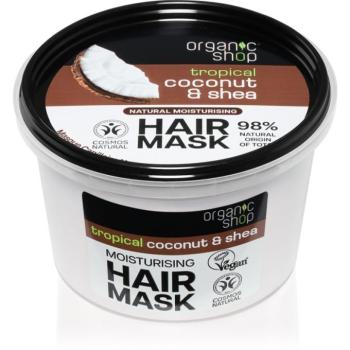 Organic Shop Natural Coconut & Shea intenzív hajmaszk hidratáló hatással 250 ml kép