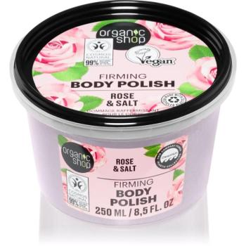 Organic Shop Organic Rose & Salt testpeeling sóval 250 ml kép