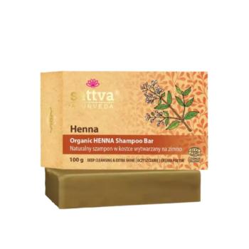 Organikus henna szilárd sampon - 100 g - Sattva Ayurveda kép