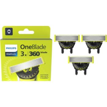 Philips OneBlade 360 QP430/50 tartalék pengék for Philips OneBlade 3 db kép
