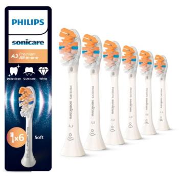 Philips Sonicare Premium All-in-One HX9096/87 csere fejek a fogkeféhez White 6 db kép