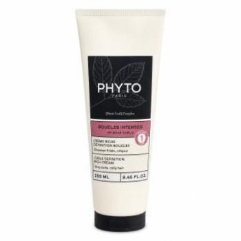 Phyto Intense Curls Curls Definition Rich Cream Tápláló krém hullámos és göndör hajra 250 ml kép