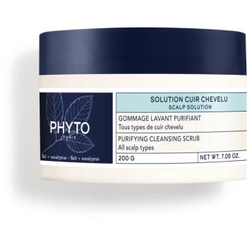 PHYTO Scalp Solution fejbőrtisztító peeling, 200 g