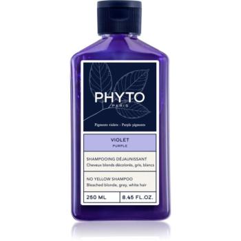 Phyto Violet No Yellow Shampoo tonizáló sampon a szőke és melírozott hajra 250 ml kép