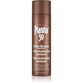 Plantur 39 Color Brown sampon koffein kivonattal a barna árnyalatú hajra 250 ml kép