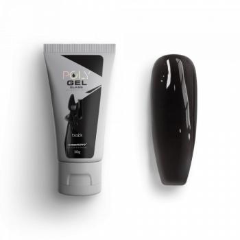 Polygel Glass - Black - HEMA Mentes Építőzselé (30g) kép