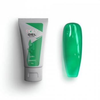 Polygel Glass - Green - HEMA Mentes Építőzselé (30g) kép