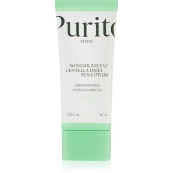 Purito Wonder Releaf Centella Daily Sun Lotion gyengéd védő arckrém SPF 50+ 60 ml kép