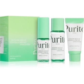 Purito Wonder Releaf Centella Mini Kit Unscented utazási készlet érzékeny és irritált bőrre kép