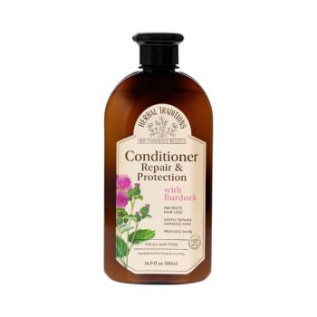 Regeneráló és védő bojtorjános hajbalzsam - 500 ml - Herbal Traditions kép