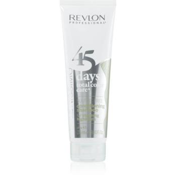 Revlon Professional Revlonissimo Color Care sampon és kondicionáló 2 az 1-ben melírezett és fehér hajra szulfátmentes 275 ml kép
