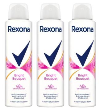 Rexona Bright Bouquet Izzadásgátló 3x150ml kép