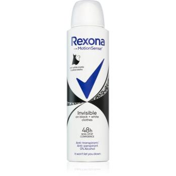 Rexona Invisible Black and White izzadásgátló spray a fehér és sárga foltok ellen 150 ml