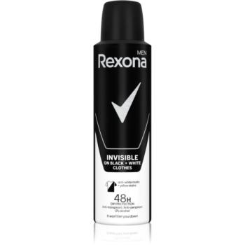 Rexona Men Invisible izzadásgátló spray a fehér foltokra 150 ml kép