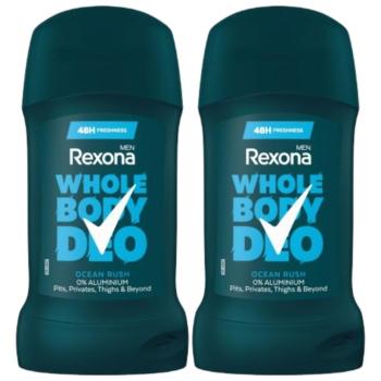 Rexona Men Ocean Rush teljes test dezodor stift, 2x50 ml kép