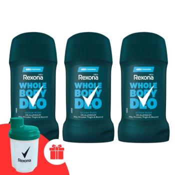Rexona Men Whole Body Ocean Rush Dezodor Stift 3x50ml + Ajándék R... kép