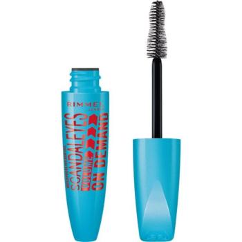 Rimmel ScandalEyes Volume On Demand vízálló és tömegnövelő szempillaspirál árnyalat 001 Black 12 ml kép