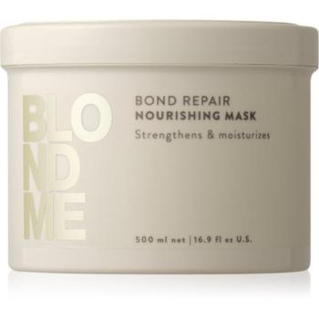 Schwarzkopf Professional Blondme Bond Repair Nourishing Mask intenzíven tápláló maszk 500 ml kép