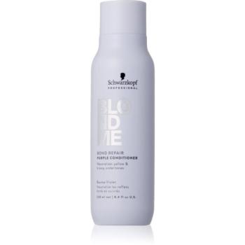 Schwarzkopf Professional Blondme Bond Repair Purple Conditioner lila kondicionáló szőke hajra 250 ml kép