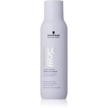 Schwarzkopf Professional Blondme Bond Repair Purple Shampoo lila sampon szőke hajra 300 ml kép