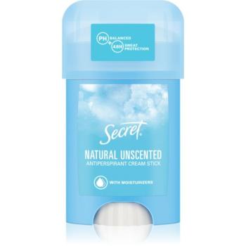 Secret Natural Unscented Antiperspirant Cream Stick krémes izzadásgátló hölgyeknek 40 ml