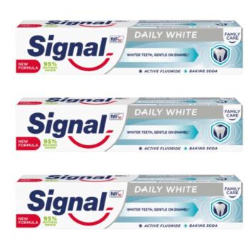 Signal Family Daily White fogkrém, 3x75 ml