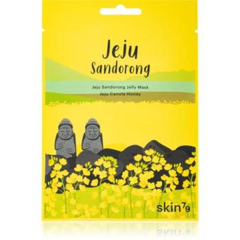 Skin79 Jeju Sandorong Jeju Canola Honey ápoló arcmaszk a bőr felszínének megújítására 33 g kép