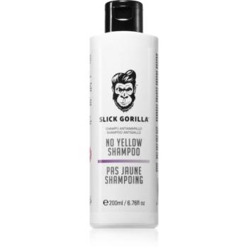 Slick Gorilla No Yellow Shampoo sampon szőke hajra 200 ml kép