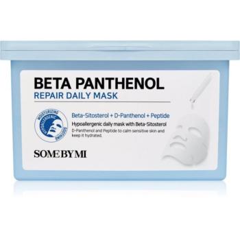 Some By Mi Beta Panthenol Repair Daily Mask nyugtató hatású gézmaszk nagy csomagolás 30 db kép