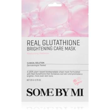 Some By Mi Clinical Solution Glutathione Brightening Care Mask fehérítő gézmaszk egységesíti a bőrszín tónusait 20 g kép