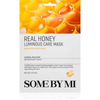 Some By Mi Clinical Solution Honey Luminous Care Mask fehérítő gézmaszk 20 g kép