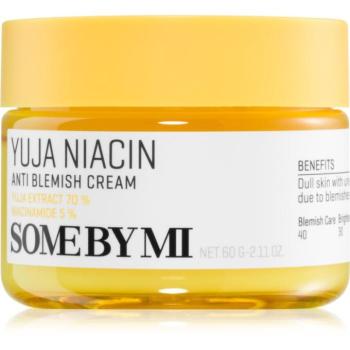 Some By Mi Yuja Niacin Anti Blemish Cream hidratáló és élénkítő arckrém a hiperpigmentációs bőrre 60 g kép