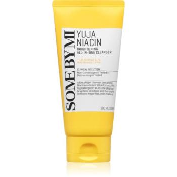 Some By Mi Yuja Niacin Brightening All in One Cleanser bőrvilágosító tisztító hab az érzékeny arcbőrre 100 ml kép