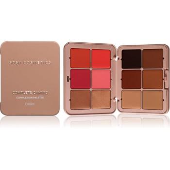 SOSU Cosmetics Complete Canvas Complexion Palette multifunkciós arc paletta az arcra 26,4 g kép