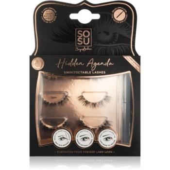 SOSU Cosmetics Hidden Agenda Undetectable Lashes szett a szempillákra kép