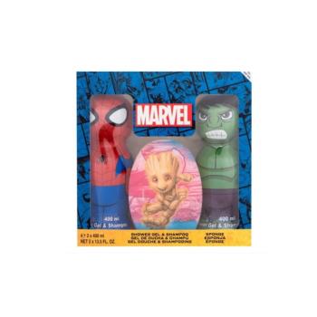 SPIDERMAN & HULK - ajándékcsomag  2x 400 ml sampon és tusfürdő 2in1 + mosdószivacs kép