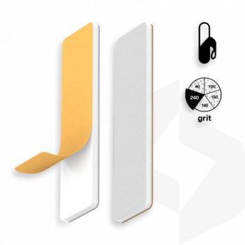 Staleks - Egyenes Öntapadó Puha Utántöltő Körömreszelő Papír 240 grit - 50 db DFE-51-240W () kép