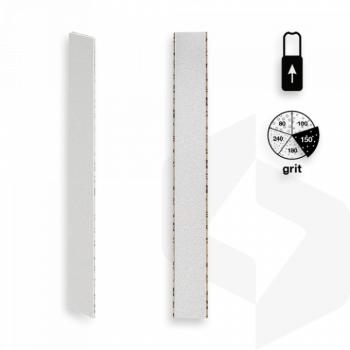 Staleks - Egyenes Ráhúzható Utántöltő Körömreszelő Papír 150 Grit - 25 db - DFCE-20-150-25w Fehér () kép