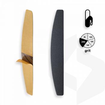 Staleks - Félhold Öntapadó Utántöltő Körömreszelő Papír 240 grit - 30 db DFE-40-240 (30 db) kép