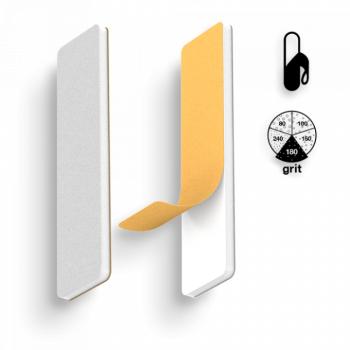 Staleks - Mini Öntapadó Utántöltő Körömreszelő Papír 180 Grit - 10db DFE-51-180W - Fehér () kép