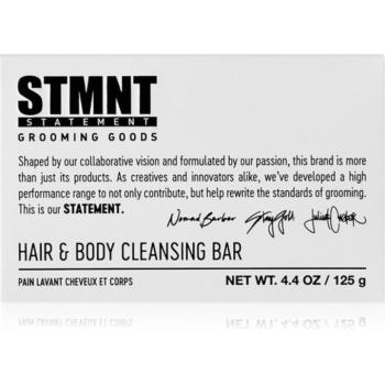 STMNT Care Hair & Body Cleansing Bar tisztító kemény szappan hajra, szakállra és testre 125 g kép